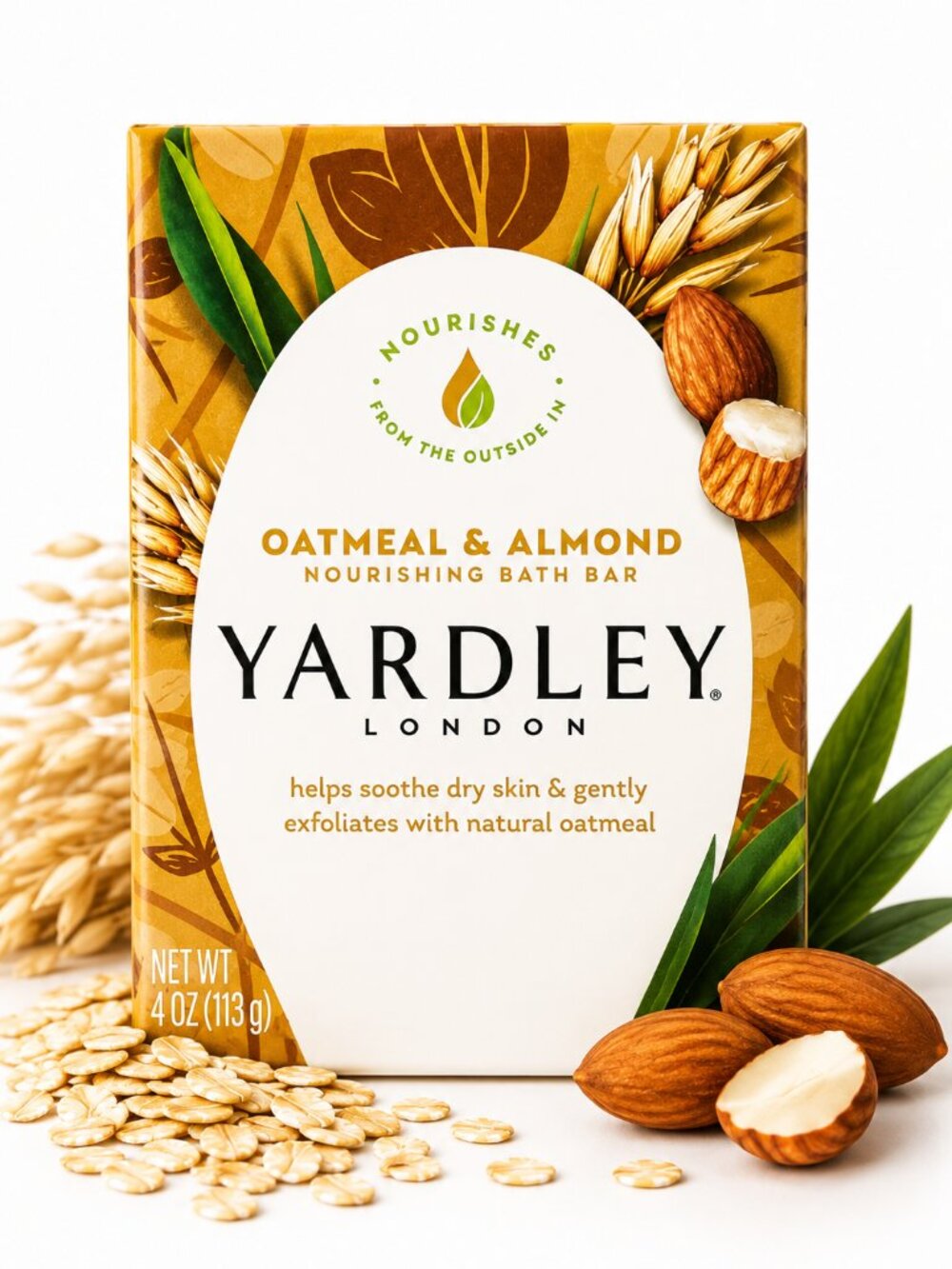 $3 When Bundled with $12+ Yardley Oatmeal Almond Bath Bar
